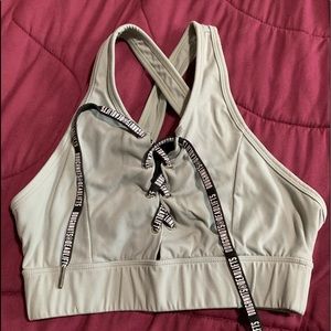 Tied sports bra